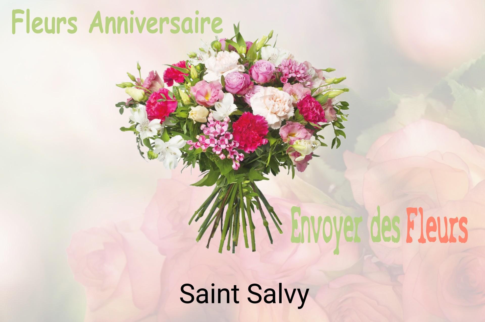 Bouquet de fleurs d’anniversaire livré à Saint-Salvy