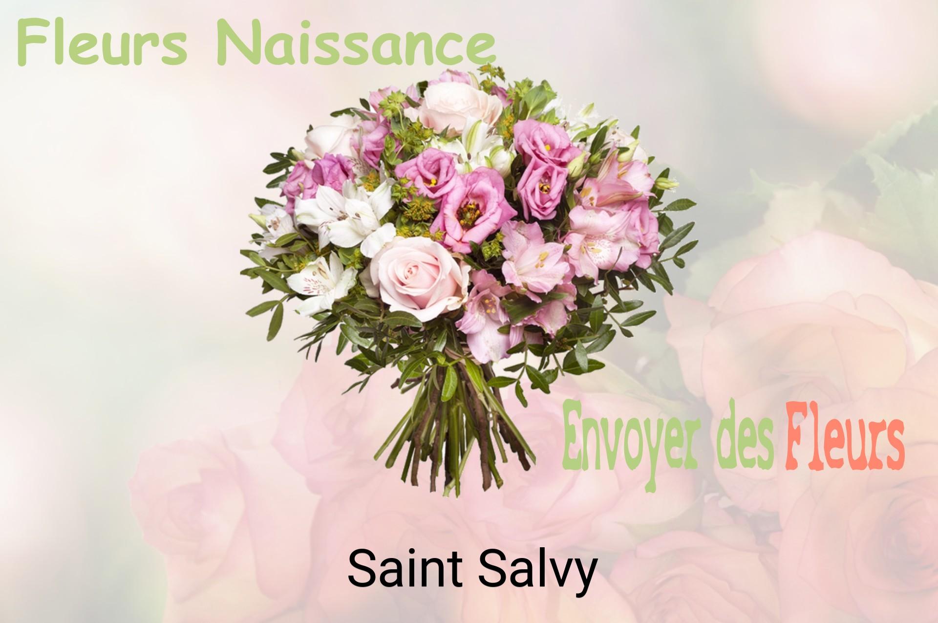 Bouquet de fleurs de naissance livré à Saint-Salvy